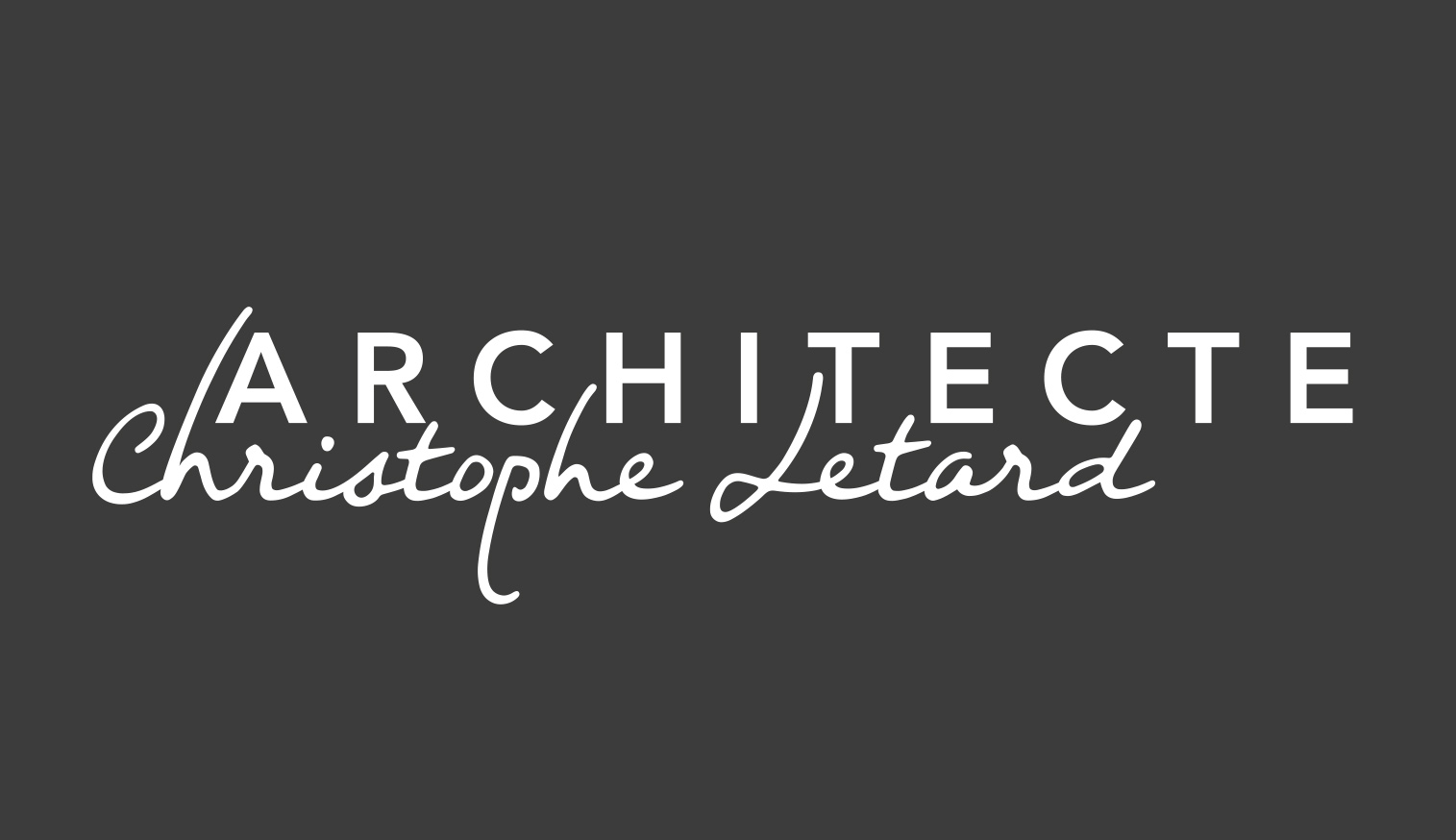 Logo Sigature Christophe Letard LCA Architecture